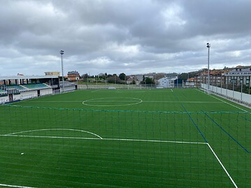 Caldera de pellets en campo de fútbol de Arteixo - A Coruña